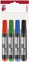 ICO Permanent 12 XXL 1-4mm Alkoholos marker készlet 4 szín
