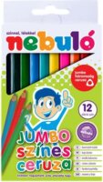 Nebuló Jumbo háromszögletű Színes ceruza készlet 12db-os