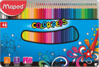 Maped Color'Peps Háromszögletű Színes ceruza készlet fémdobozban -48 szín