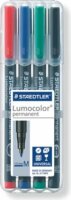 Staedtler Lumocolor 317 M 1mm Alkoholos marker készlet - 4 különböző szín