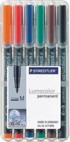 Staedtler Lumocolor 317 M 1mm Alkoholos marker készlet - 6 különböző szín