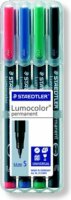 Staedtler Lumocolor 313 S 0,4mm Alkoholos marker készlet 4db - Vegyes