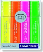 Staedtler 364 P WP4 1-5mm Szövegkiemelő készlet 4db - Vegyes