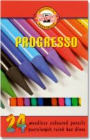 Koh-i-Noor Progresso 8758/24 henger alakú famentes Színes ceruza készlet 24db-os