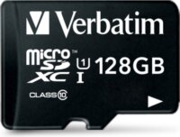 Verbatim 128GB Premium U1 microSDXC UHS-I CL10 memóriakártya + Adapter