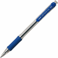 Uni SN-101 Laknock Fine Nyomógombos Golyóstoll - 0.4 mm / kék