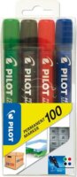 Pilot Permanent Marker 100 1mm Alkoholos marker 4db - Vegyes