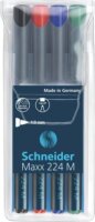 Schneider Maxx 224 M 1mm Alkoholos marker készlet 4db - Vegyes