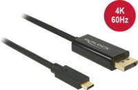 Delock 85257 USB-C - DisplayPort (apa - apa) kábel 3m - Fekete