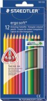 Staedtler Ergo Soft Háromszögletű Színes ceruza készlet 12 db - Vegyes