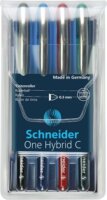 Schneider One Hybrid C Kupakos Rollertoll készlet - 0.3 mm / Vegyes színek (4 db)