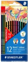 Staedtler Noris Colour Hatszögletű színes ceruza készlet 10+2 különböző szín (12 db/csomag)