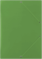 Donau Standard A4 Karton Gumis Mappa - Zöld