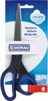 Donau Soft Grip 20cm Irodai Olló - Fekete/Kék