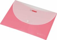 Panta Plast A4 Két zsebes irattartó tasak - Pasztell rózsaszín