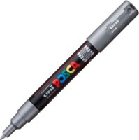 Uni Posca PC-1M 0.7mm Extra-Fine Marker - Ezüst