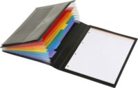 Viquel Manager Rainbow Class Harmonika mappa 6 rekeszes - Fekete
