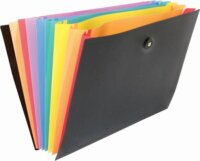 Viquel Rainbow Class Harmonika mappa 8 rekeszes - Fekete