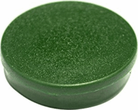 Mágneskorong 30mm - Zöld 10db