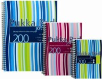 Pukka Pad Stripe 100 lapos A6 vonalas spirálfüzet