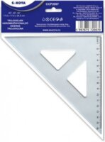 Sakota Háromszög vonalzó műanyag - 16 cm