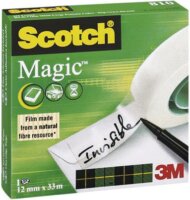 3M Scotch Magic Tape 810 19mm x 33m írható ragasztószalag - Áttetsző