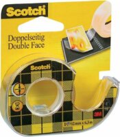 3M Scotch 12mm x 6.3m kétoldalas ragasztószalag adagolóval