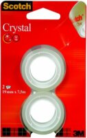 3M Scotch Crystal 19mm x 7.5m ragasztószalag (2db)