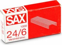Sax 24/6 Cink Tűzőkapocs (1000db)
