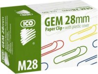 ICO 28 mm Színes gemkapocs (100 db / csomag)