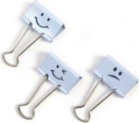 Rapesco Emoji 19 mm Bindercsipesz - Kék (20 db / csomag)