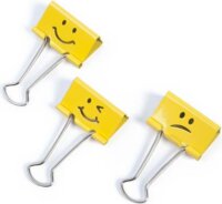 Rapesco Emoji 32 mm Bindercsipesz - Sárga (20 db / csomag)