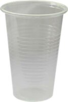 Műanyag pohár 2 dl - Víztiszta (100 db)