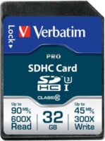 Verbatim Pro 32GB SDHC UHS-I CL10 memóriakártya