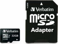 Verbatim Pro 32GB micro SDHC UHS-I CL10 memóriakártya + Adapter