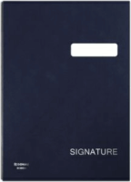 Donau A4 aláírókönyv elválasztó lapokkal - Kék