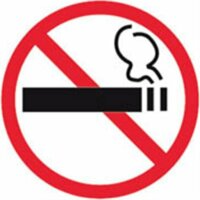 Apli Információs matrica - tilos a dohányzás