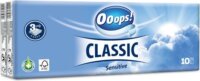 Ooops! Classic sensitive 3 rétegű Papírzsebkendő (10x10 db)