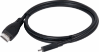 Club3D CAC-1351 Micro HDMI - HDMI (apa - apa) kábel 1m - Fekete