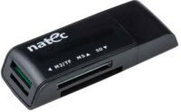 Natec Mini Ant 3 USB 2.0 Kártyaolvasó Fekete