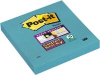 Post-it Super Sticky 76x76mm öntapadó jegyzettömb (90 lap) - Türkiz