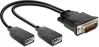 DeLOCK DMS-59 apa > 2 x DP anya adapter, 25 cm