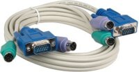 Noname VGA+PS2 KVM kábel 1.5m