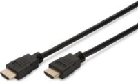 Assmann HDMI M - HDMI M Adapterkábel (Ethernet) Fekete 10m
