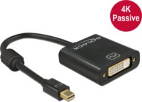 Delock 62605 miniDisplayport 1.2 dugós csatl. - DVI csatlakozóhüvely 4K passzív - Fekete