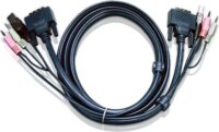 Aten DVI-I/USB, Audio Kábel - 3 m