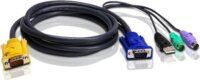 CONSOLE kábel PS/2-USB KVM 3m