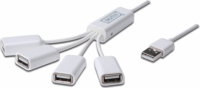 Digitus USB 2.0 4-portos Mini HUB, Slim Spider