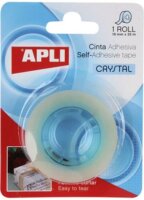 Apli Crystal Ragasztószalag 19mm x 33m - Magasfényű