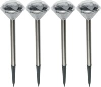 Somogyi MX 802/4 Napelemes Kerti Lámpa 4 db - Fém